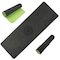 Wakeman Yoga Mat with Alignment Marks - Lightweight Exercise Mat with Carry Strap Gray & Green 80-FIT1001 - alternate 1